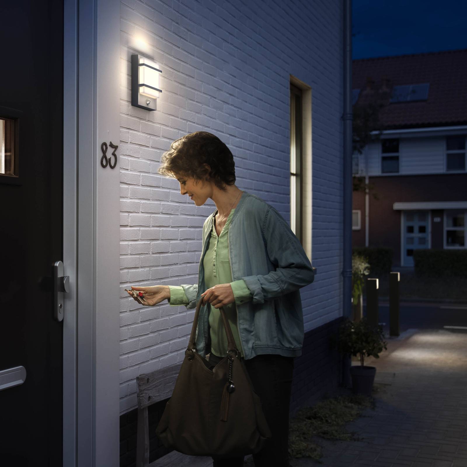 Philips myGarden LED-vägglampa Petronia sensor