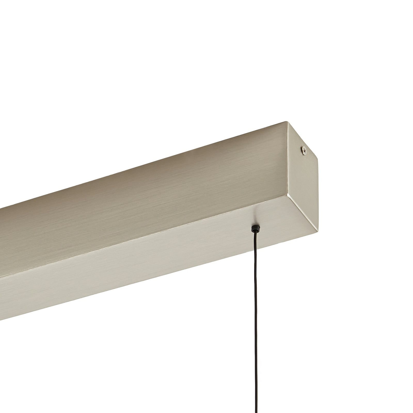 Żyrandol LED Lucande Callahan, drewno orzechowe, długość 115 cm Żyrandol LED Lucande Callahan, drewno orzechowe, długość 115 cm