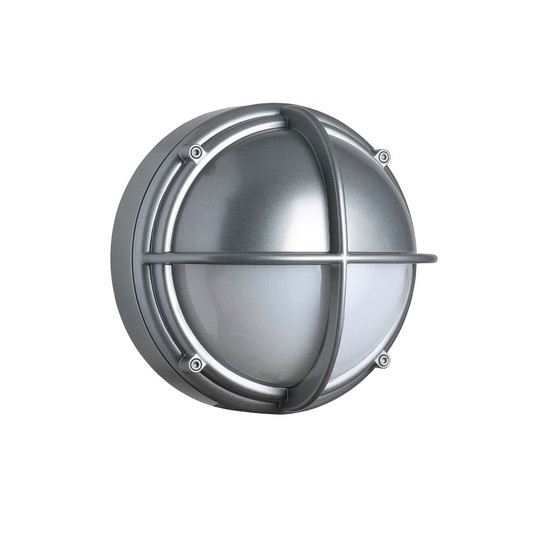 Kinkiet zewnętrzny Skot LED, opal/aluminium - Louis Poulsen
