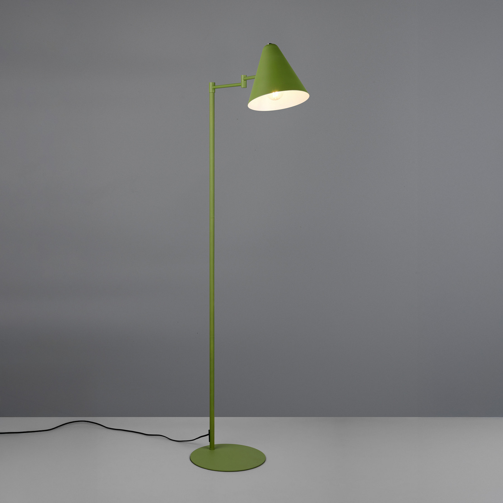 Trio Lighting Lampadar Cosima verde înălțime 126 cm metal - Camera de zi / sufragerie - Modern