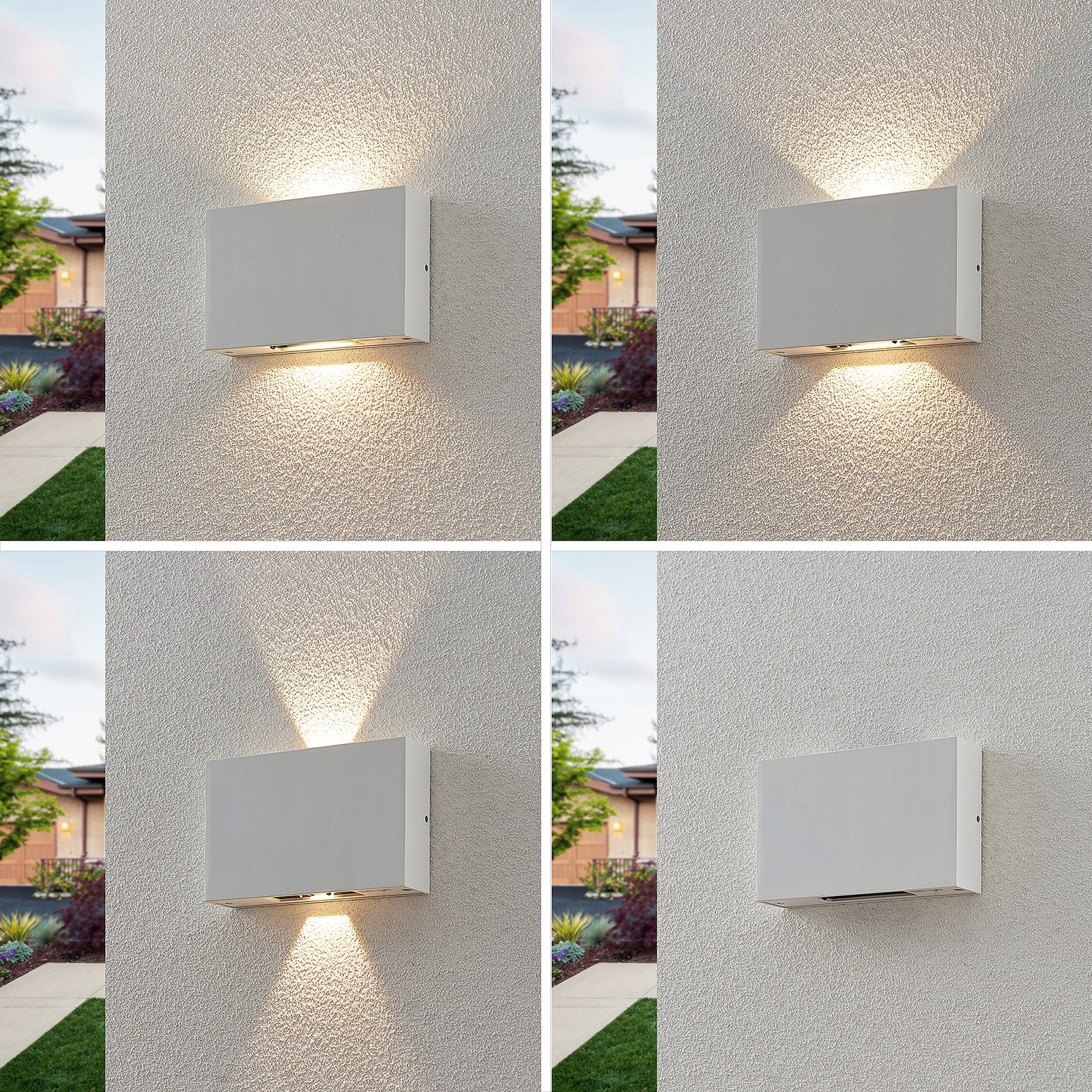 Katla LED Up/Down Außenwandleuchte White - Lucande