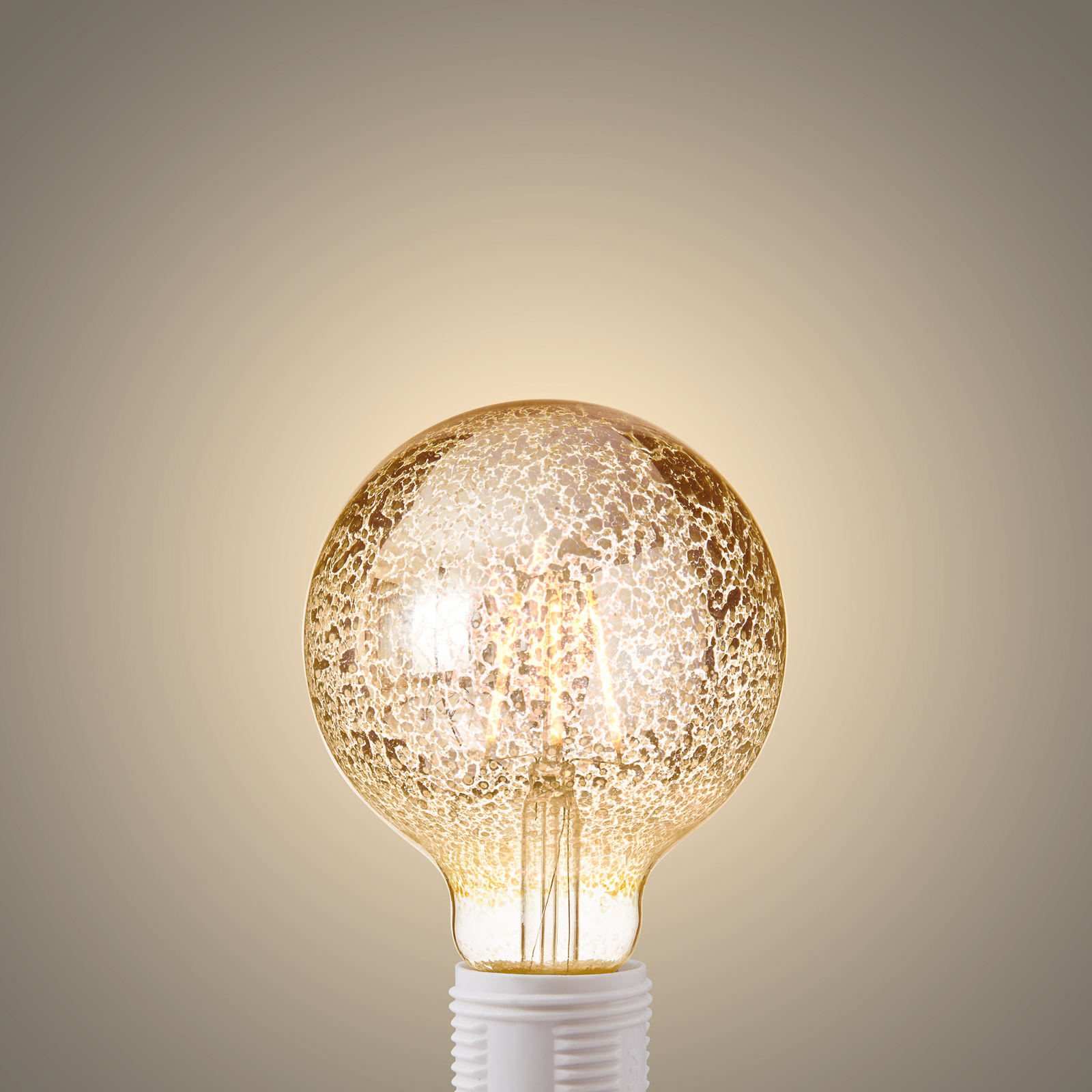 Lucande LED bulb E27 Ø 9.5 cm 4 W 1,800 K confetti