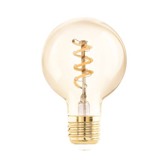 LED bulb E27 4W G60 2,000K filament amber dimmable