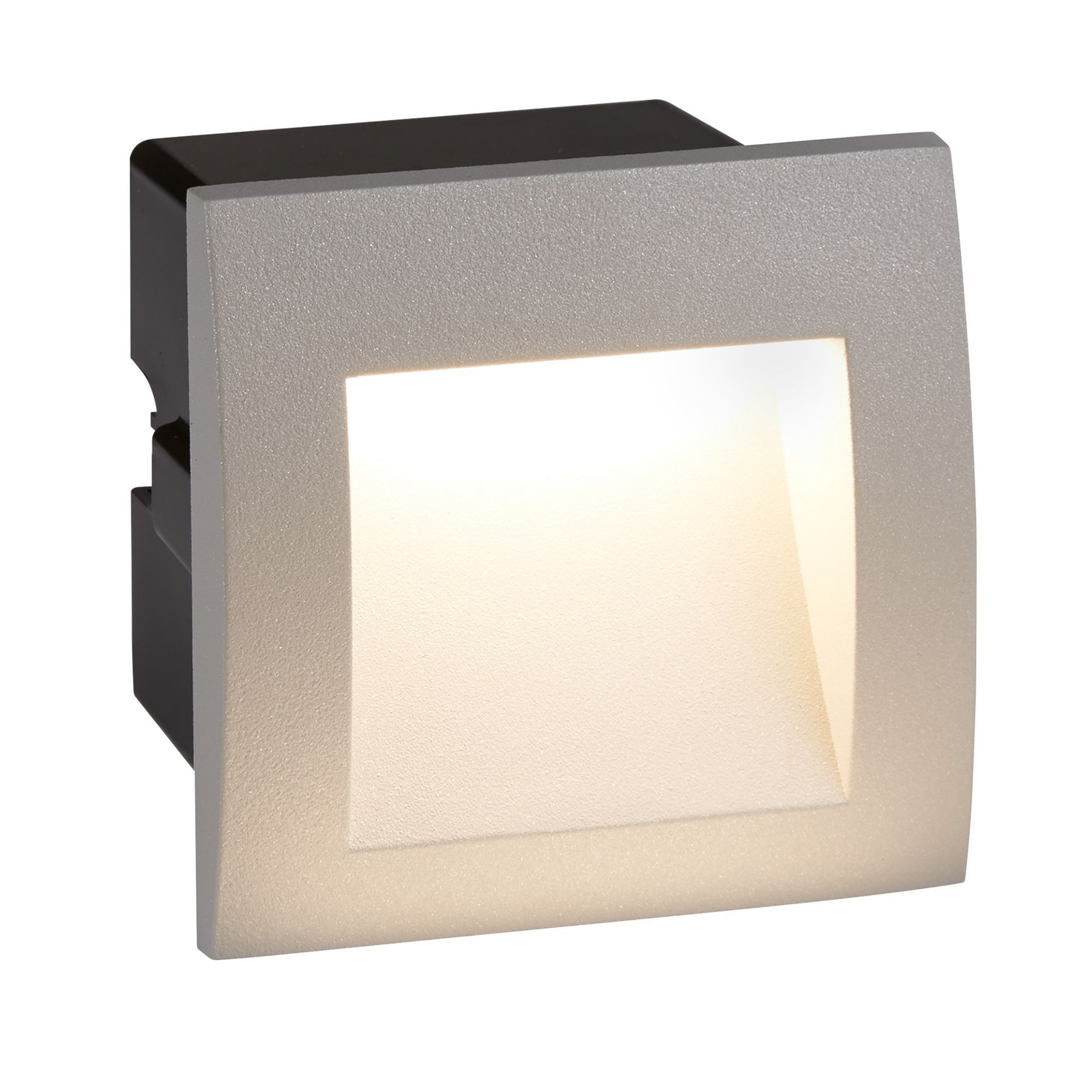 Ankle aplică LED încastrată, IP65, aluminiu, gri