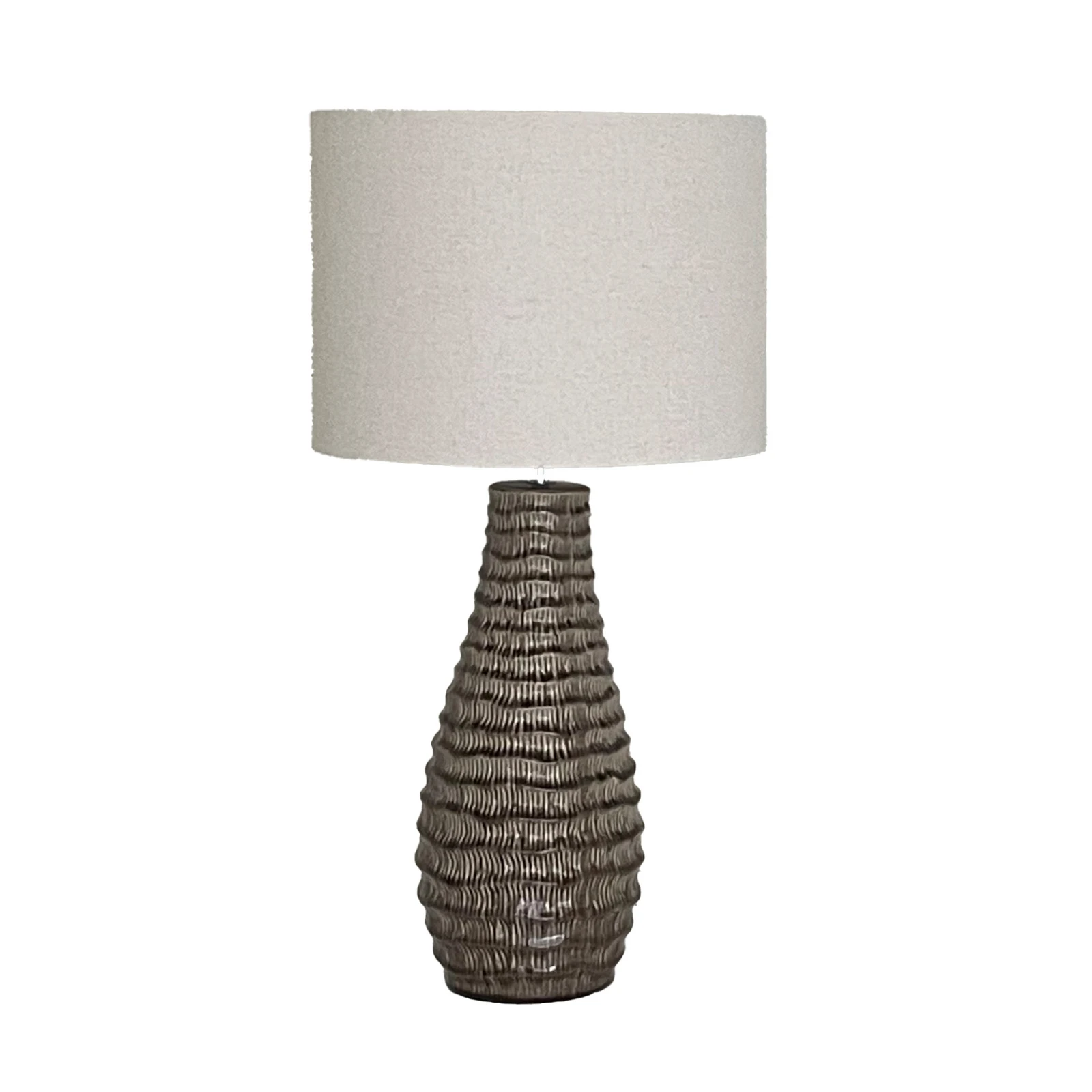 Lampe à poser Bartha de By Rydens, marron/beige, hauteur 74 cm