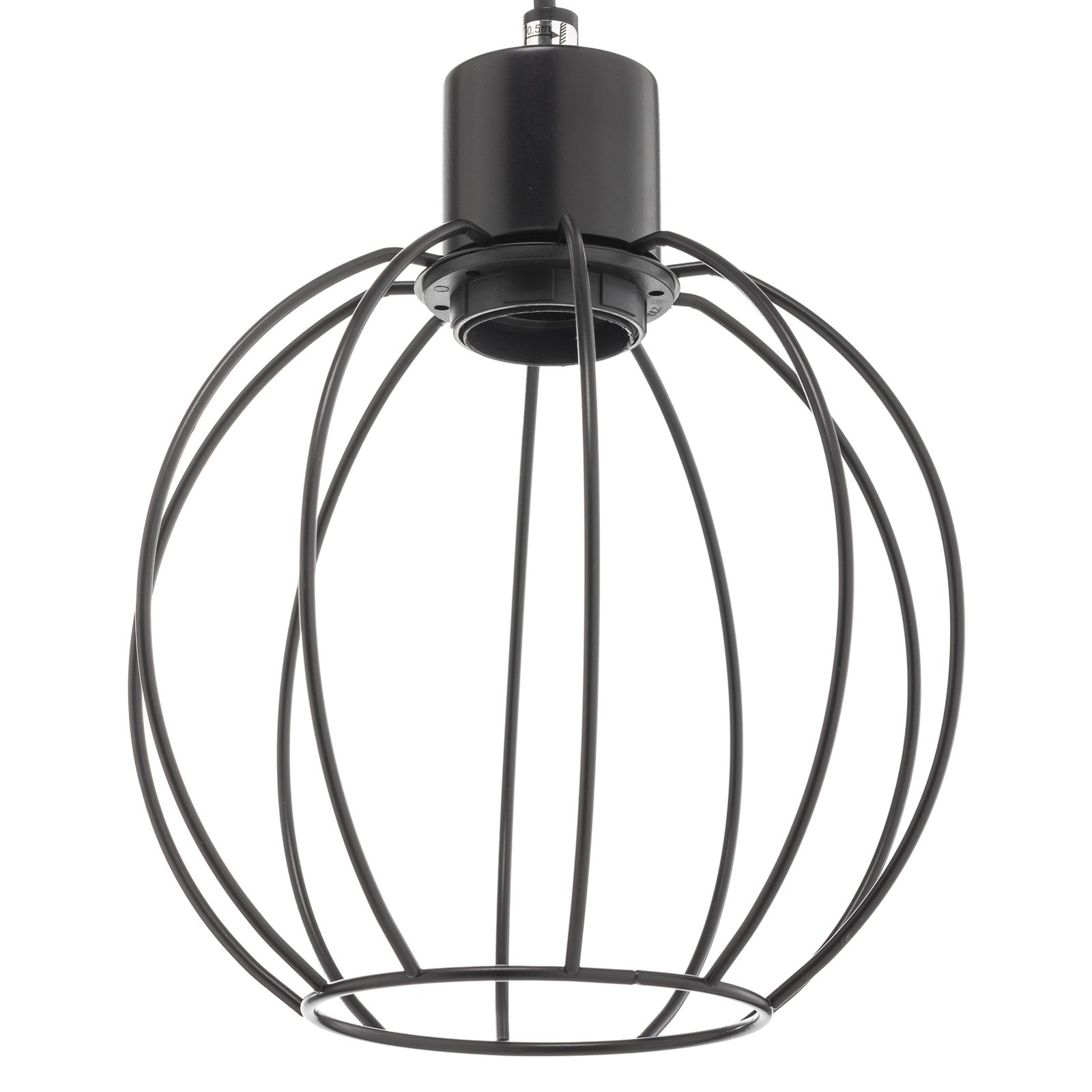Karou hanging light, 5-bulb, stained grey
