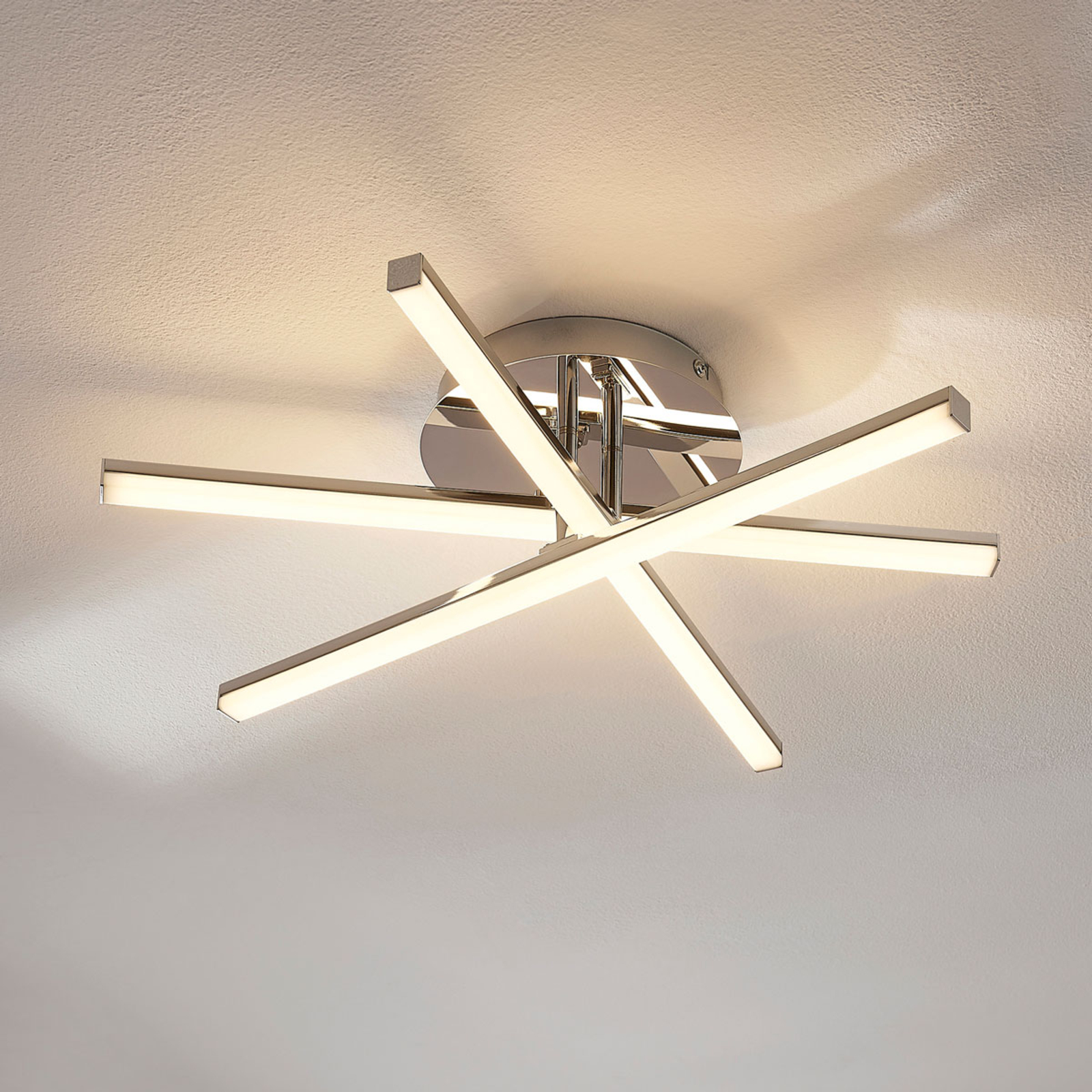 Stropní LED lampa Korona, 4 úrovně stmívání