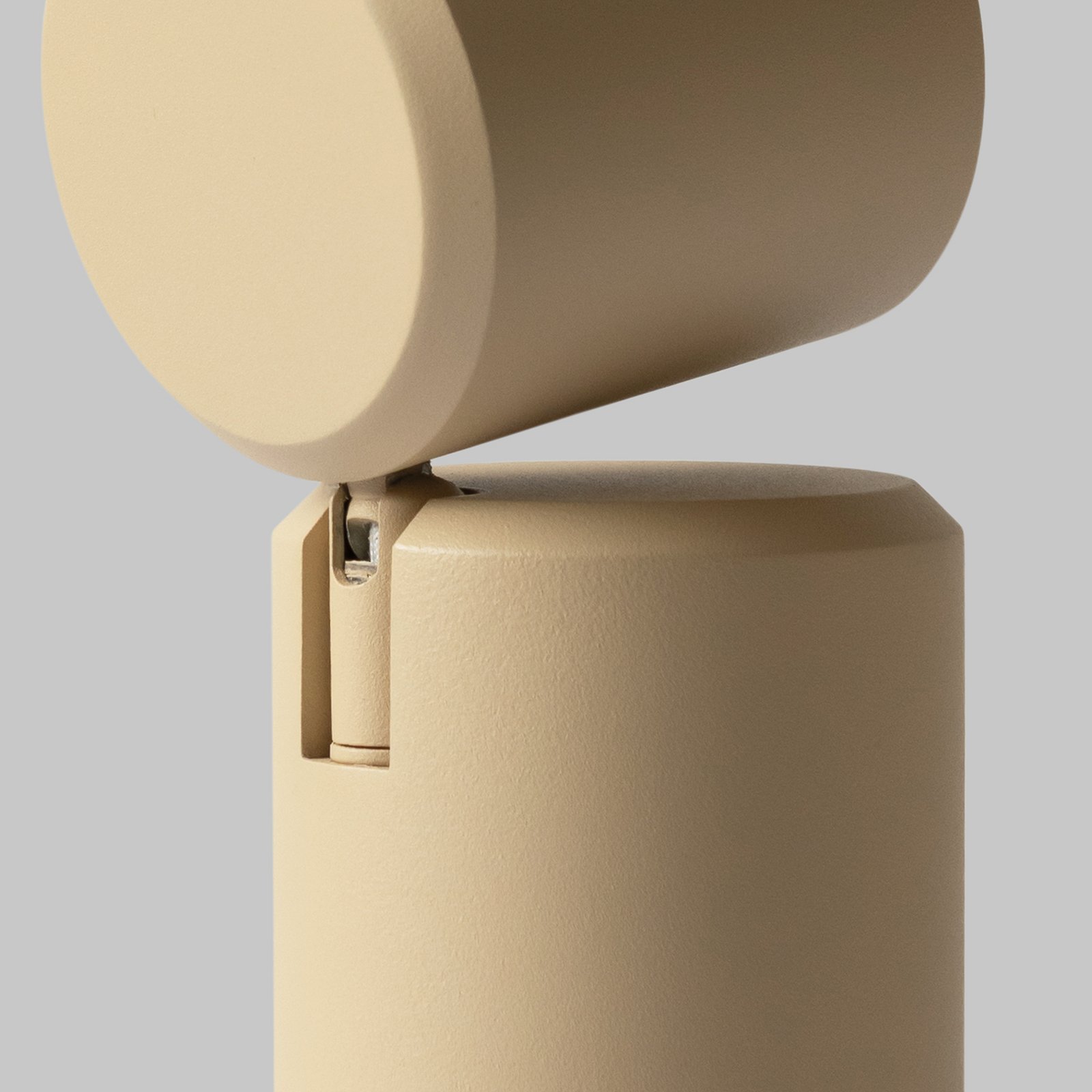 IT'S ABOUT ROMI LED-Akkutischlampe Milan, beige, 19 cm