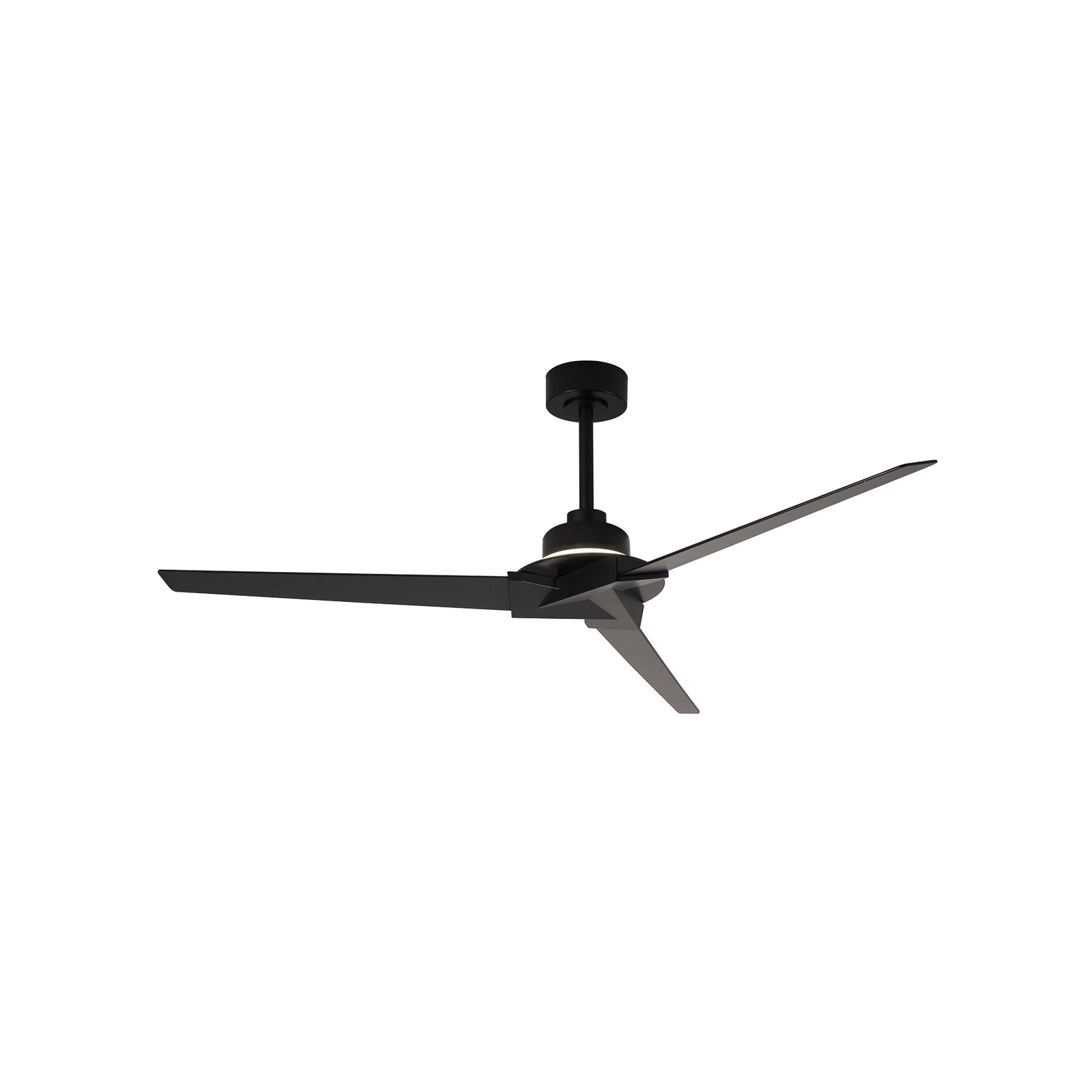 Ventilador de teto LED Brisa Mini preto/madeira silencioso - Mantra