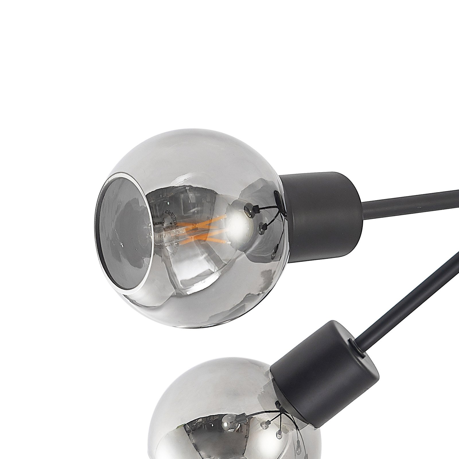 Lioma 6 Plafondlamp Black - Lindby
