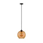 Hanging light ball glass ball shade amber Ø 25cm