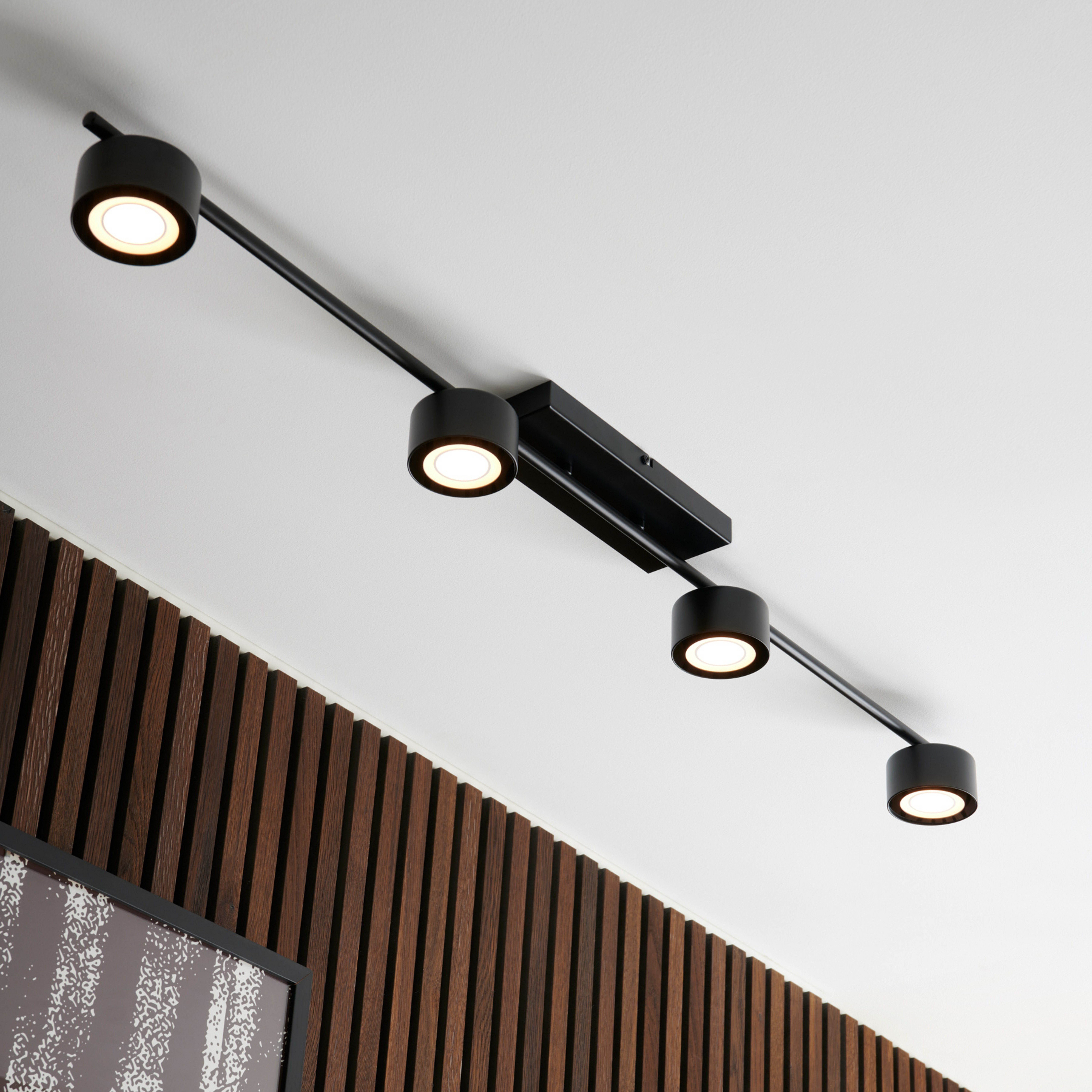 Clyde 4-Rail Plafoniera Black - Nordlux