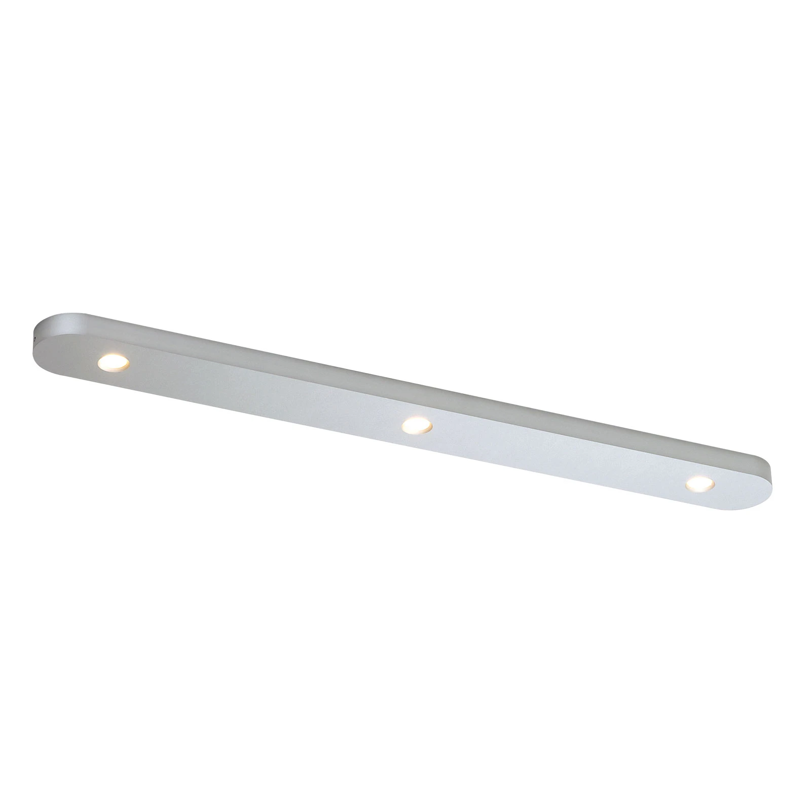 Bopp Close LED ceiling lamp 3-bulb aluminium
