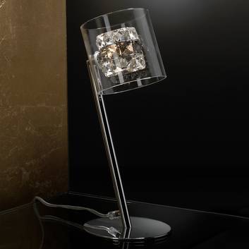 Extravagante lámpara de mesa LED Flash
