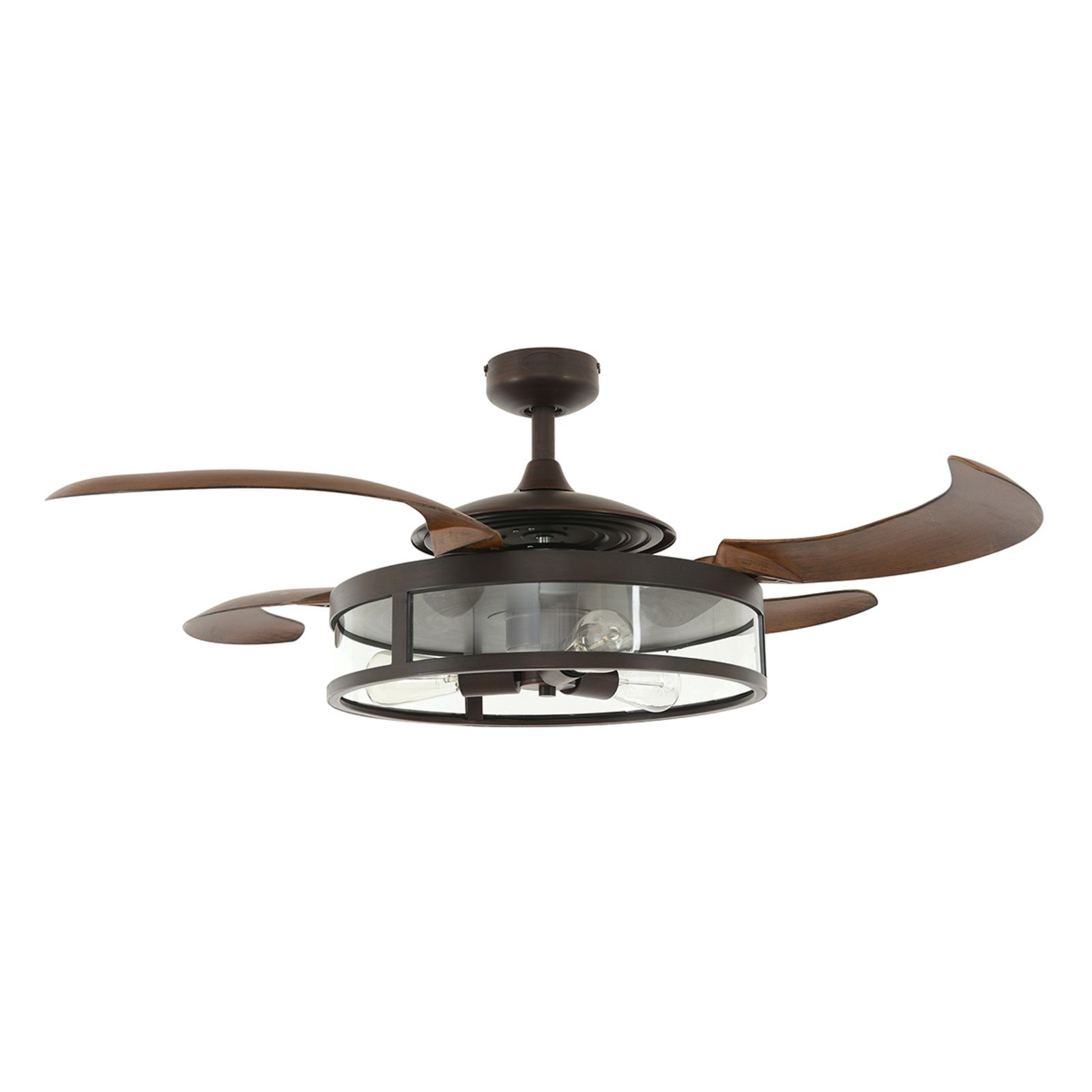 Fanaway Classic ceiling fan with light, bronze