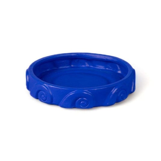 Magna Graecia Onda Vase w/Saucer Blue - Seletti