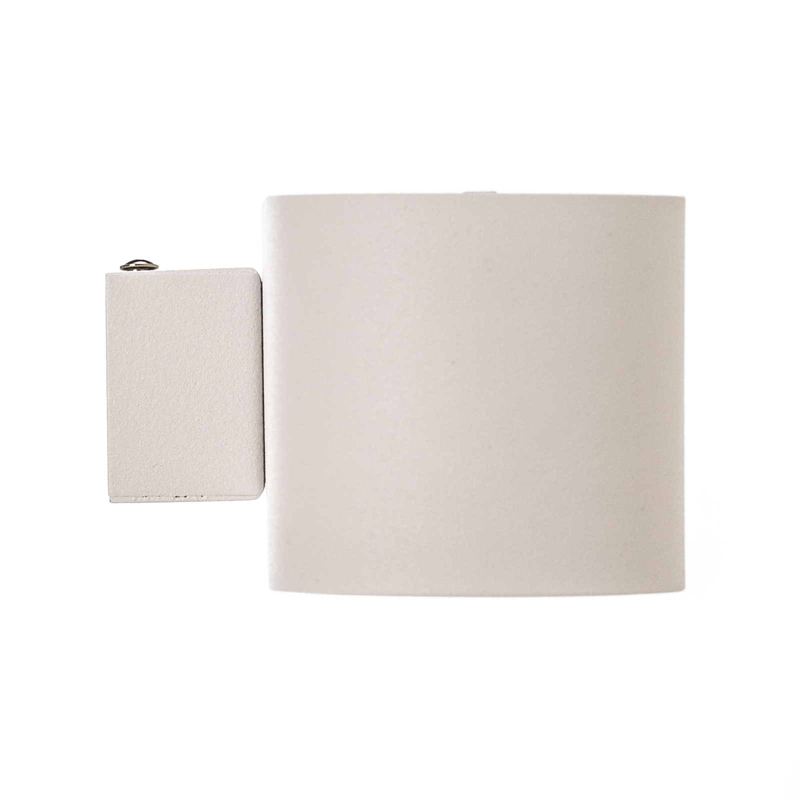 Švelnus sieninis šviestuvas, 90 cm pločio, baltas, aliuminis, G13