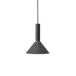 Collect Lustră Pendul Cone High Black - ferm LIVING