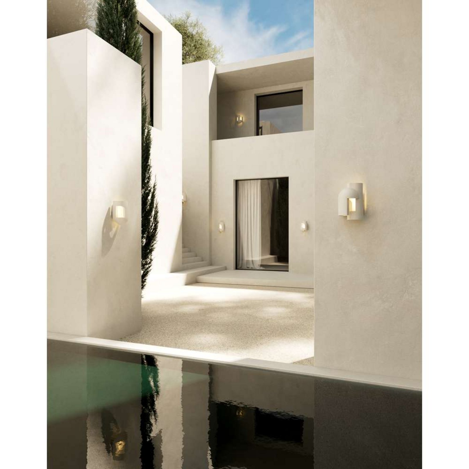 Soul Story 3 Aplica de Exterior White/Concrete - DCW