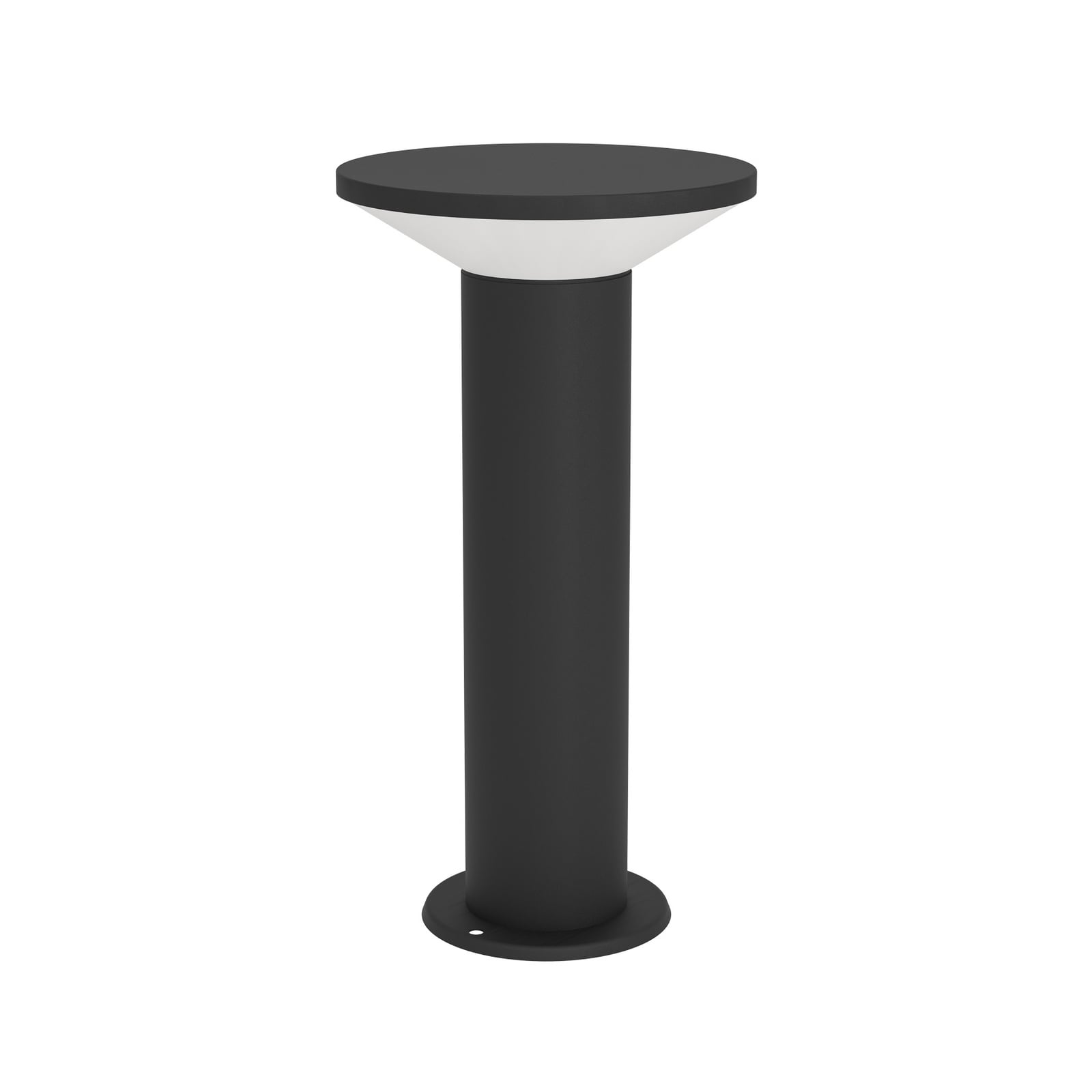 LED-Sockellampe Rigosa, schwarz, Höhe 35 cm, Metall