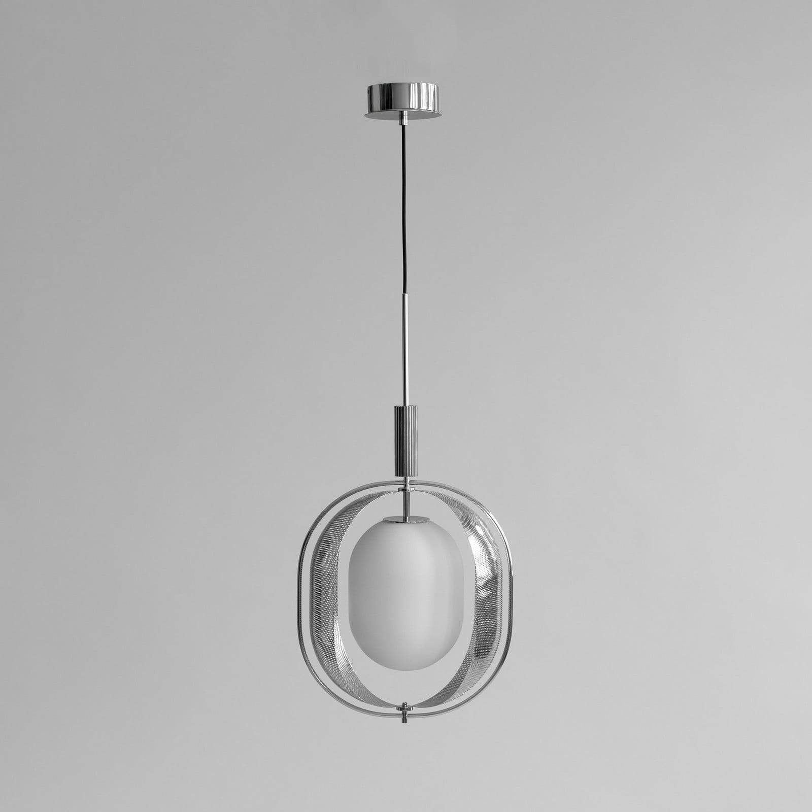 Pearl Hängelampe, chrom, Alu, E27 101 COPENHAGEN - Wohnzimmer - Design - Aluminium - Einflammig