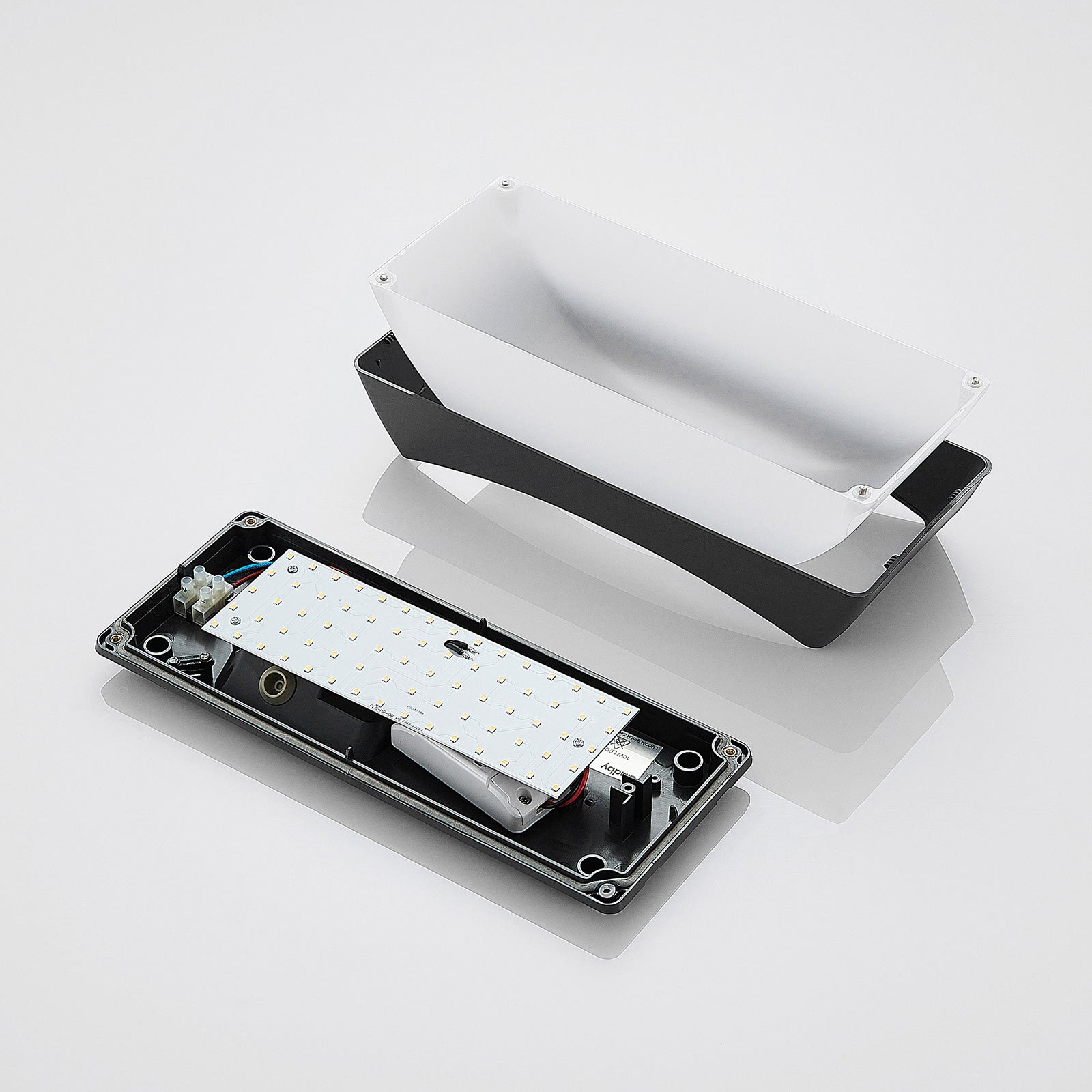 Alexey LED Candeeiro de Parede Exterior IP65 Dark Grey - Lindby
