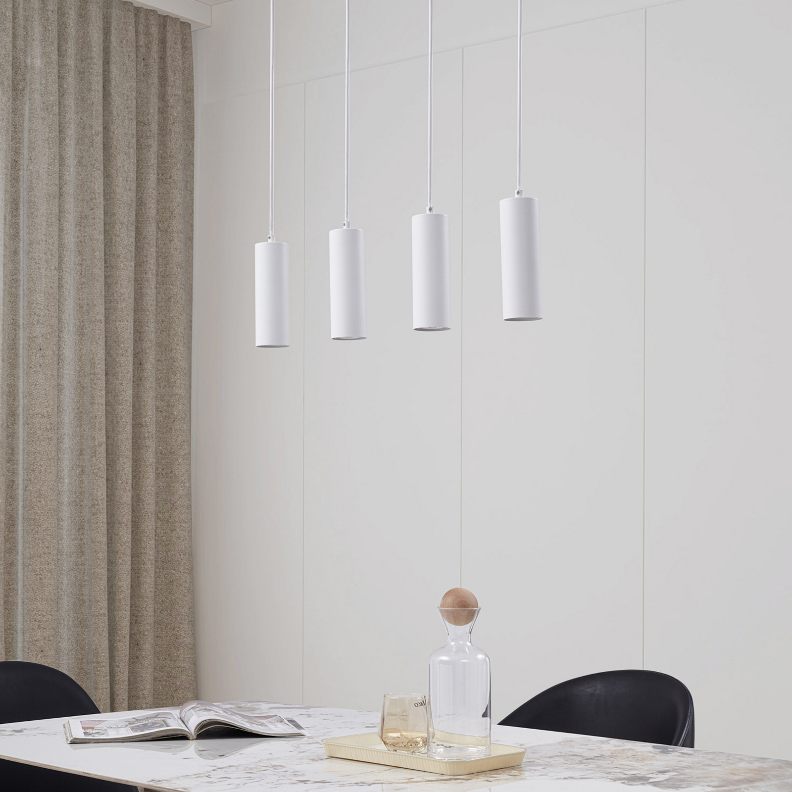 Joffrey 4 Závěsná Lampa White - Lindby
