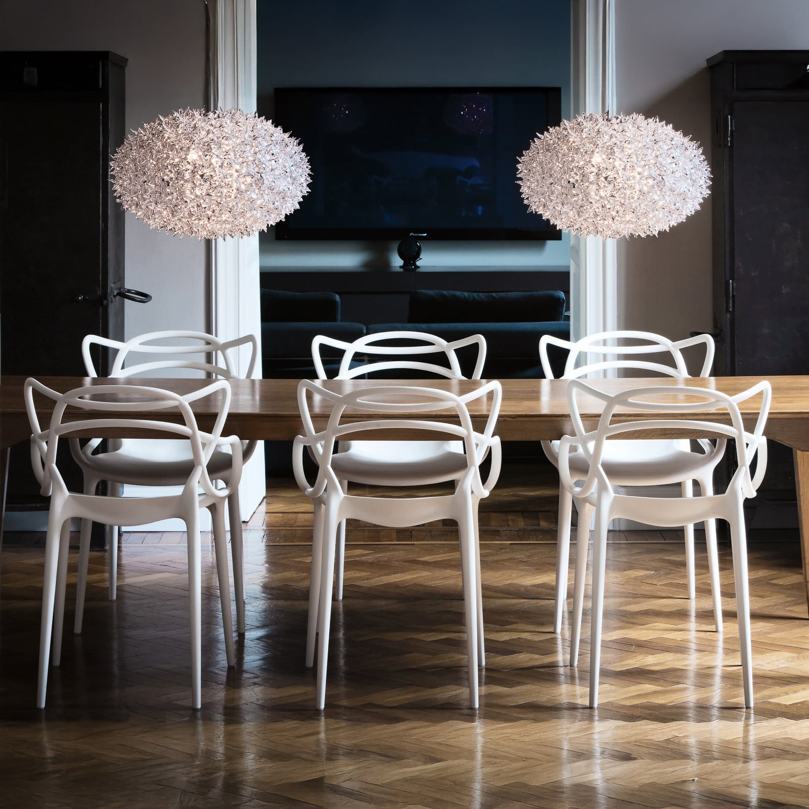 Masters chair, white, height 83 cm - Kartell Masters chair, white, height 83 cm - Kartell