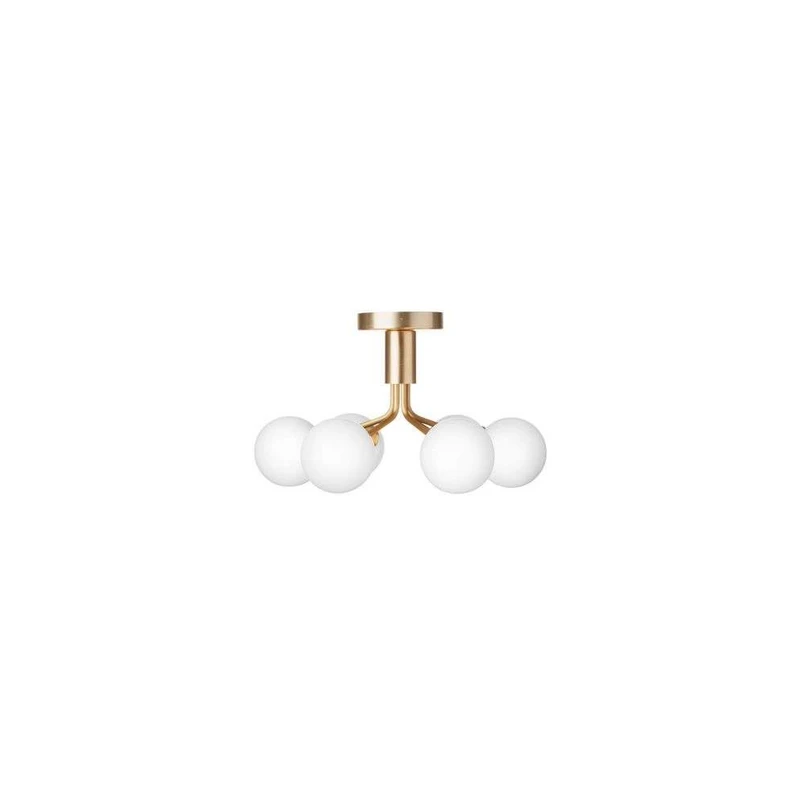 Nuura Aps – Apiales 6 Deckenleuchte Brushed Brass/Opal Nuura