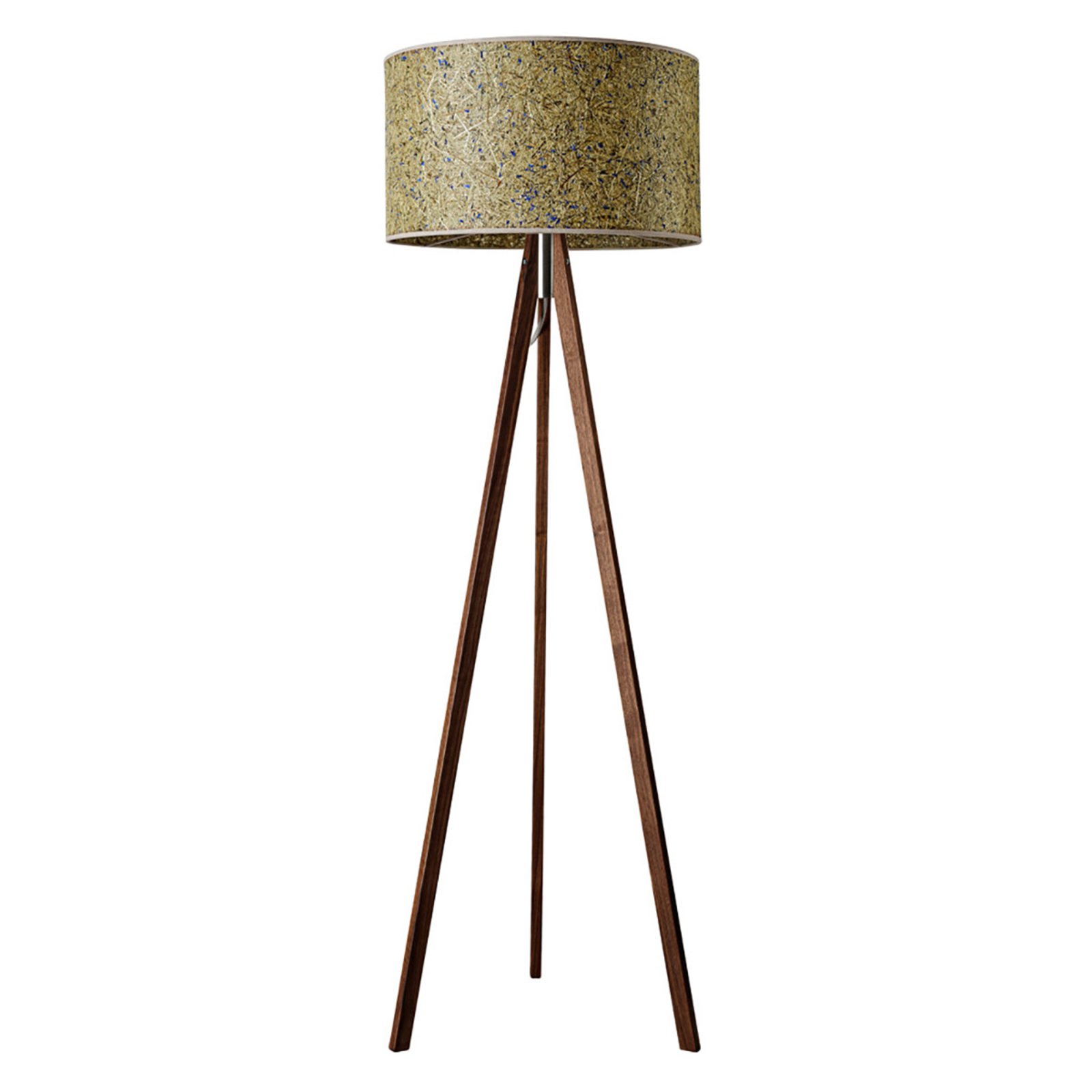 LeuchtNatur Ligno Stehlampe aus Holz und Almheu