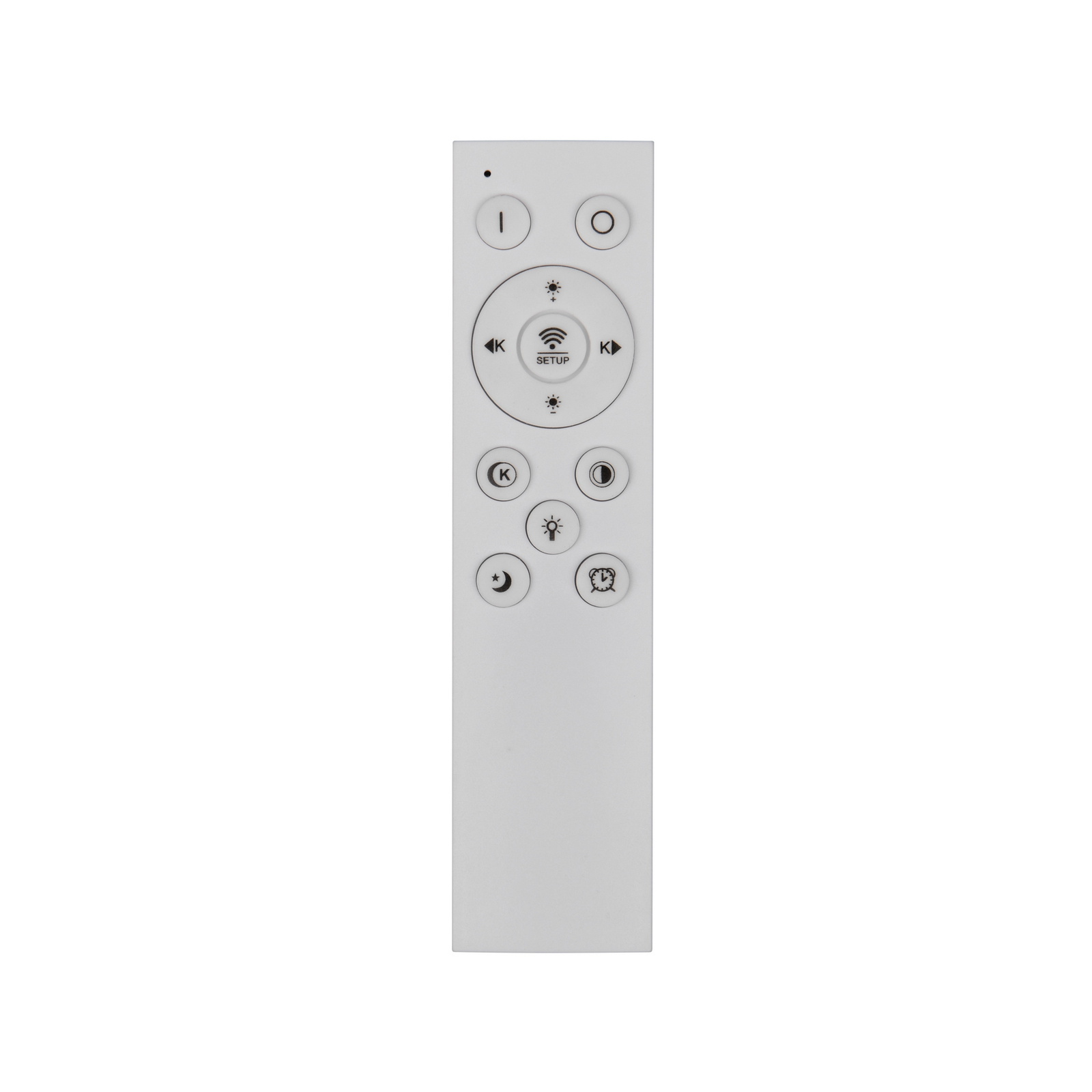 Plafoniera LED Zilo, bianco/caffè, metallo, telecomando Plafoniera LED Zilo, bianco/caffè, metallo, telecomando