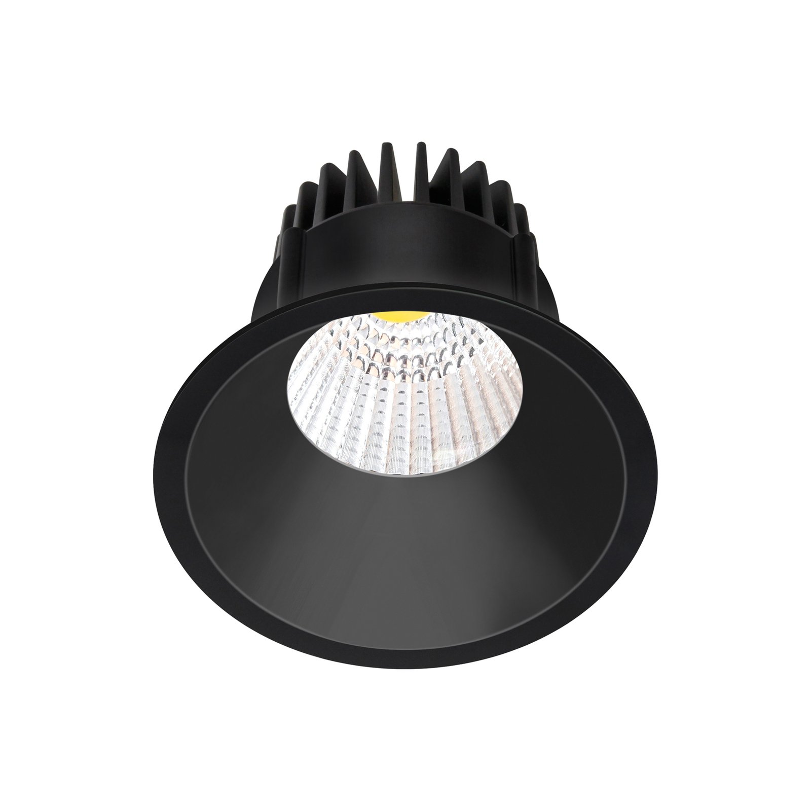 Arcchio LED-downlight Niria, svart, 4 000 K