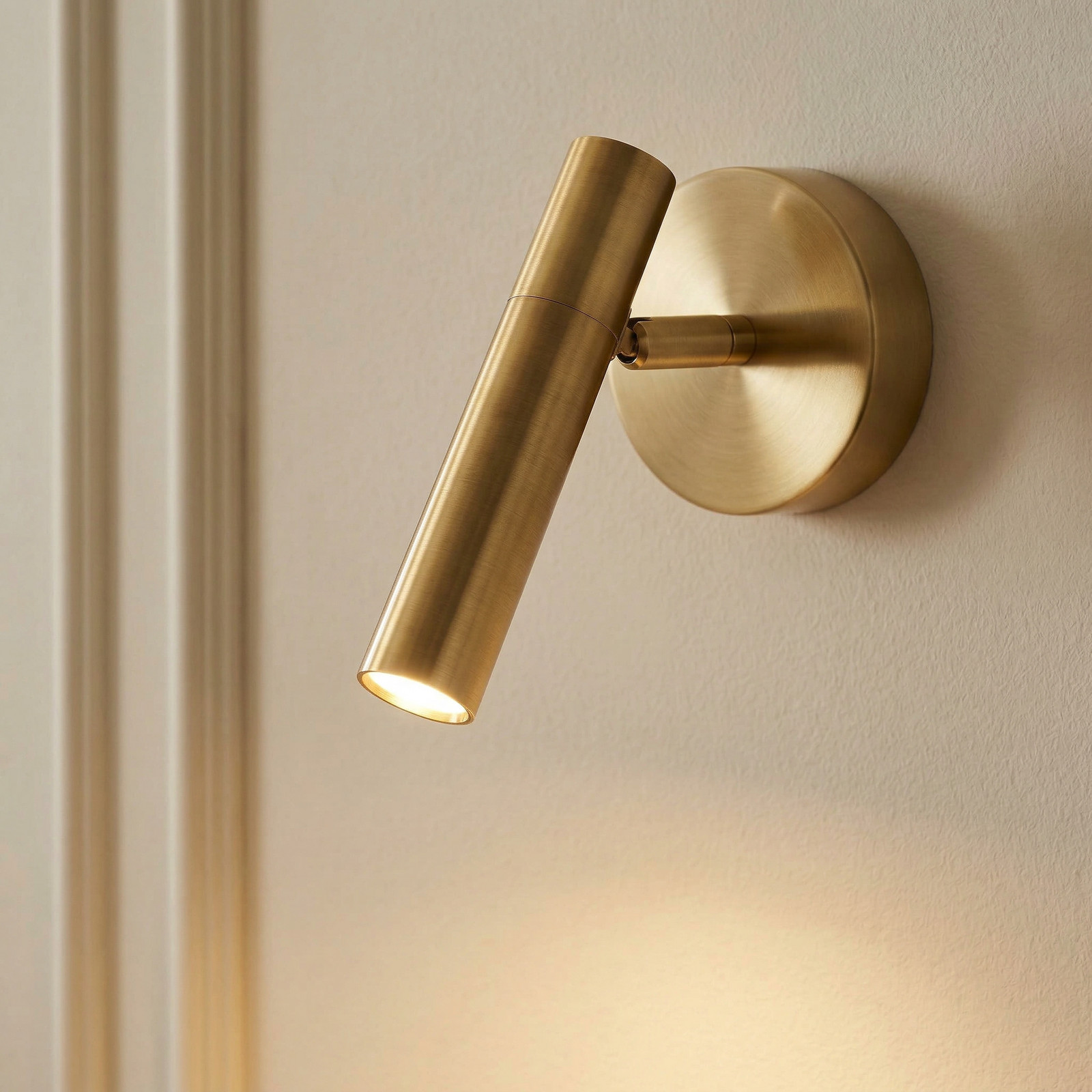 SIGMA Aplică de perete Sopel auriu 1 bec oțel G9 înălțime 15 cm - Camera de zi / sufragerie - Modern - Metal