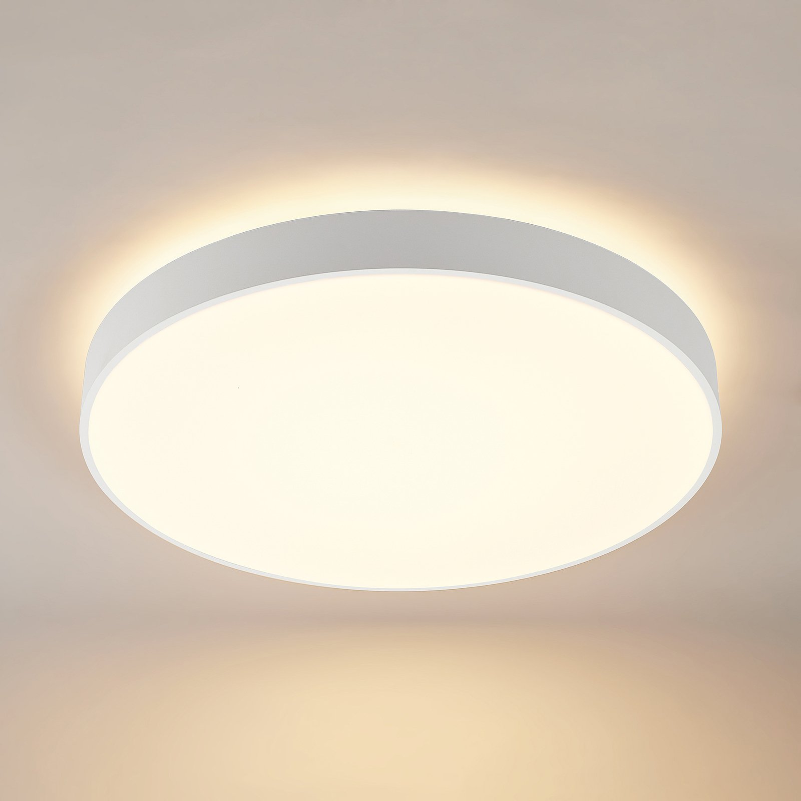 Arcchio LED-Deckenlampe Vanida, weiß, Ø 60 cm, up/down