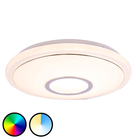 LED-Deckenleuchte Conner, Tuya-Smart, Ø 40 cm