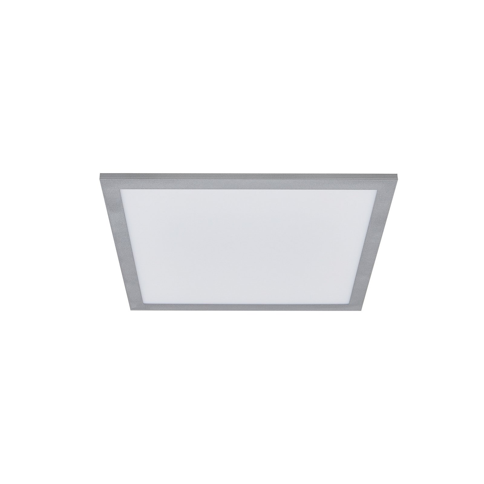 Arcchio LED-panel Lyndra, 40 cm, silver, aluminium, dimbar, CCT