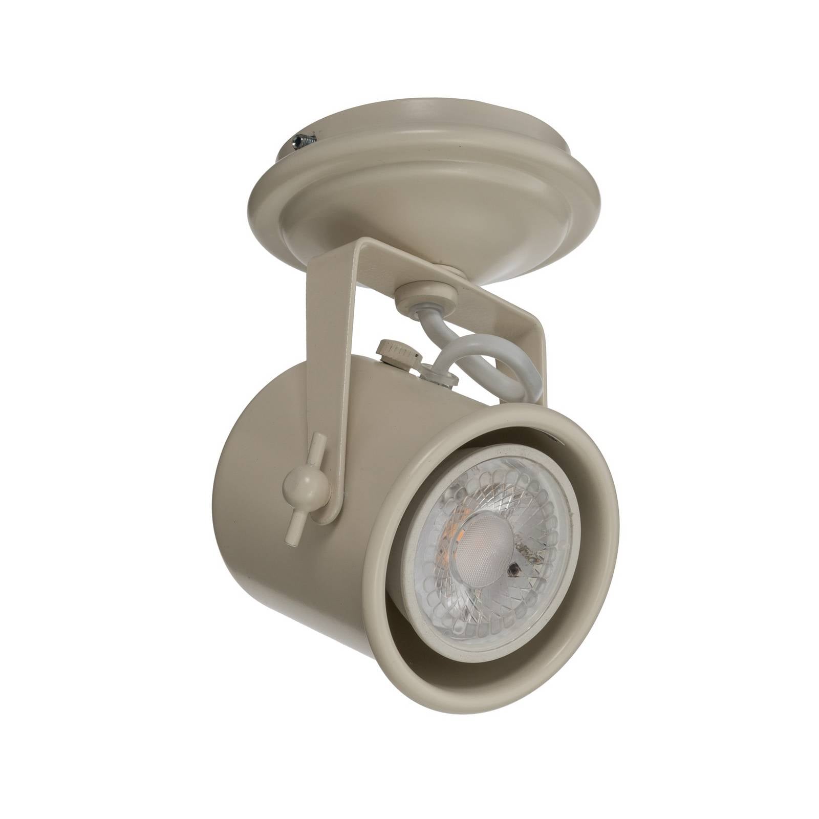 Deckenspot Canico, einflammig, creme