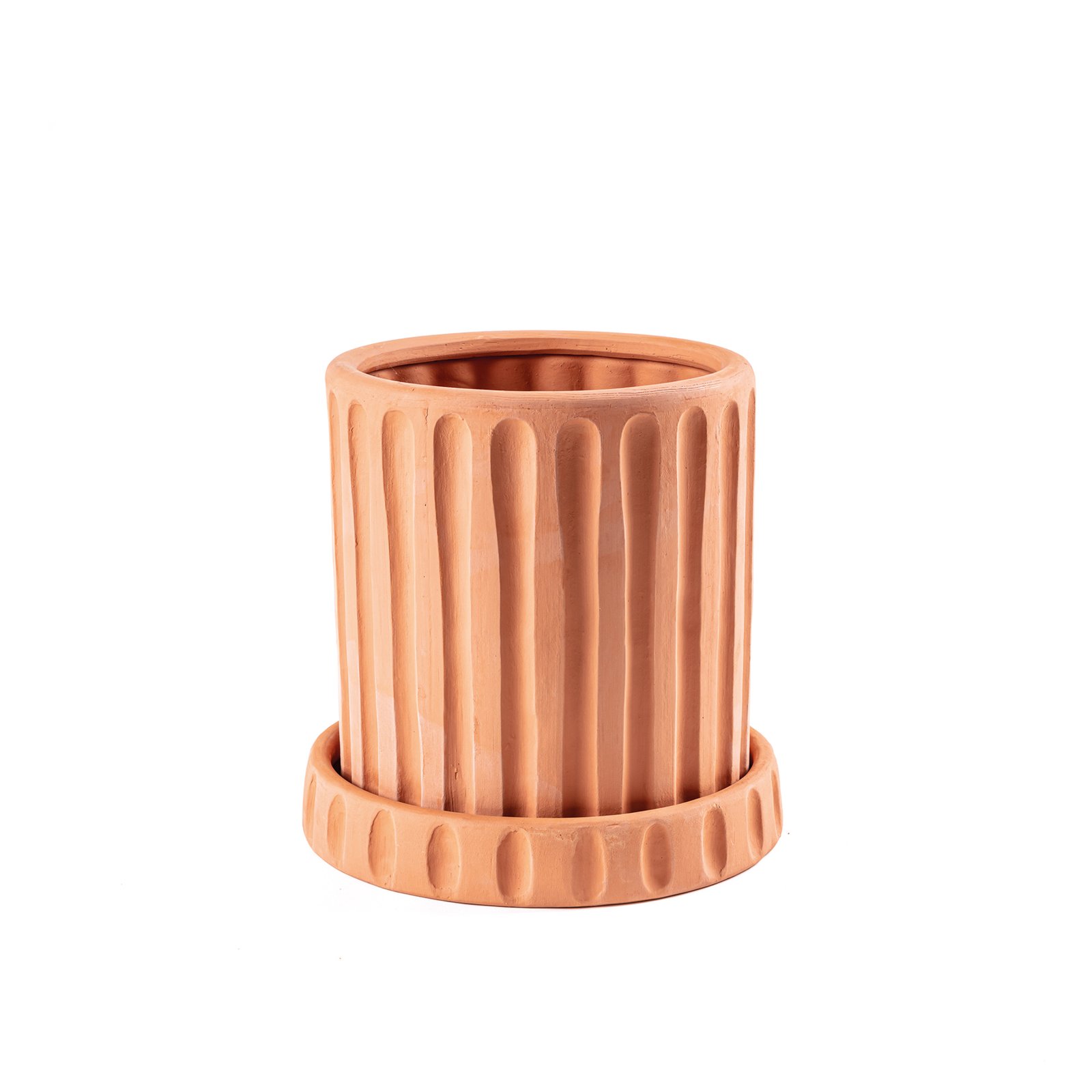 SELETTI Vaso Magna Grecia Dorico, sottobicchiere, terracotta