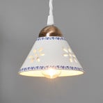 NONNA pendant light in white ceramic