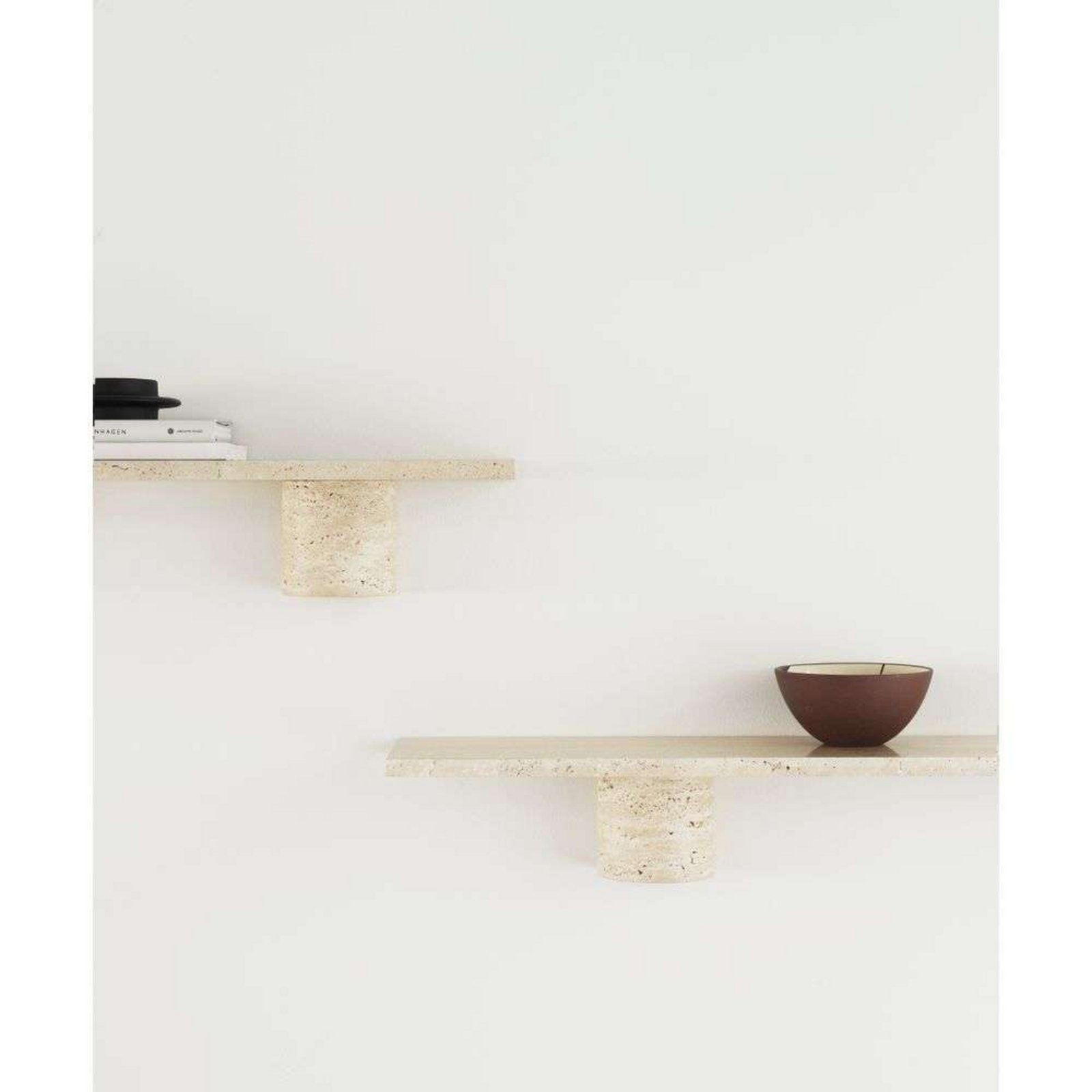 Sten Shelf L80 Travertine - Normann Copenhagen