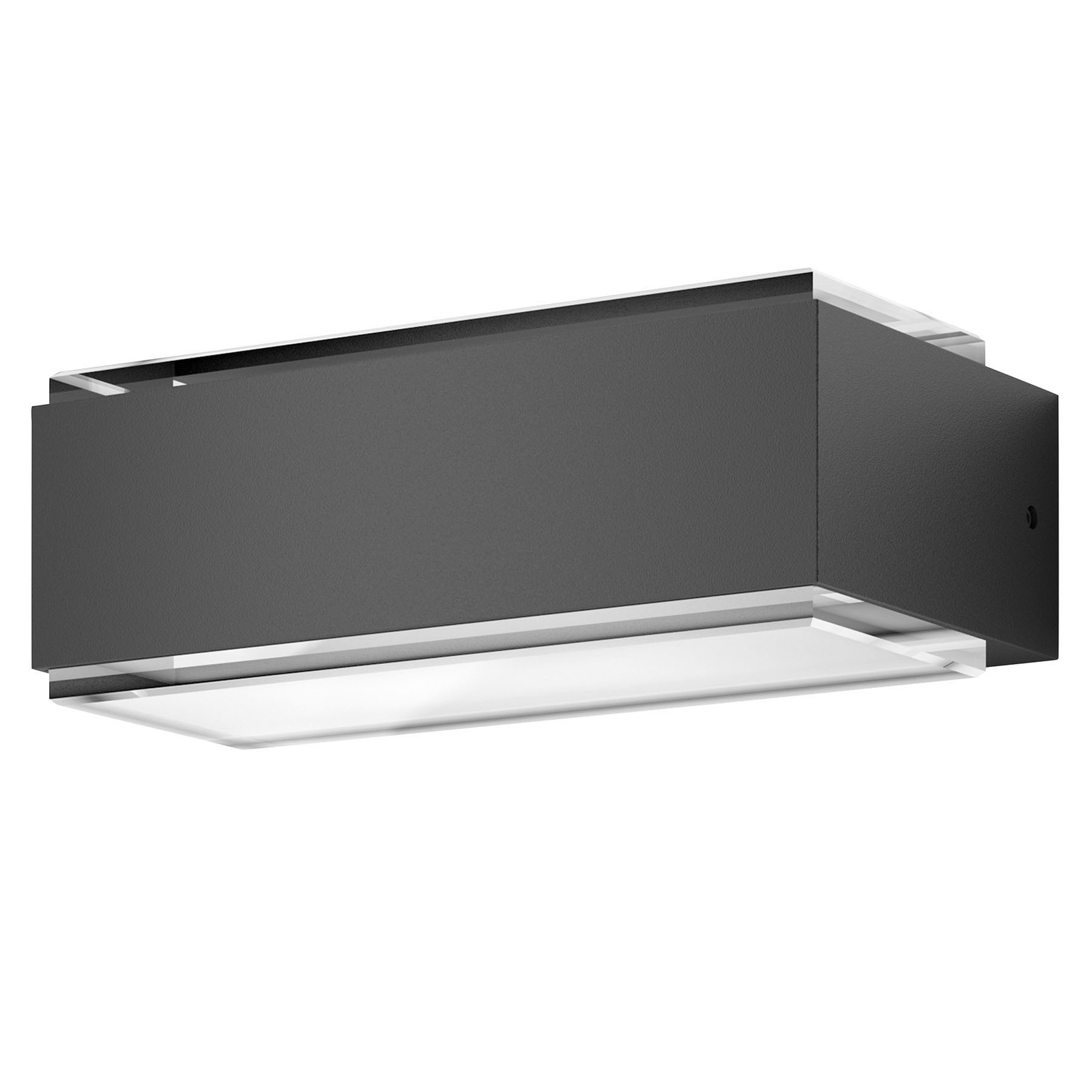 CMD 9027 LED outdoor wall light, up and down, aluminium, opal glass, 5 W, energy efficiency: A+, W: 20.7 cm, H: 7.5 cm