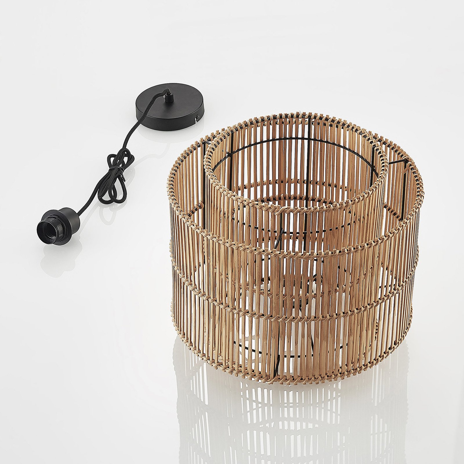 Bridga Pendant Bamboo - Lindby