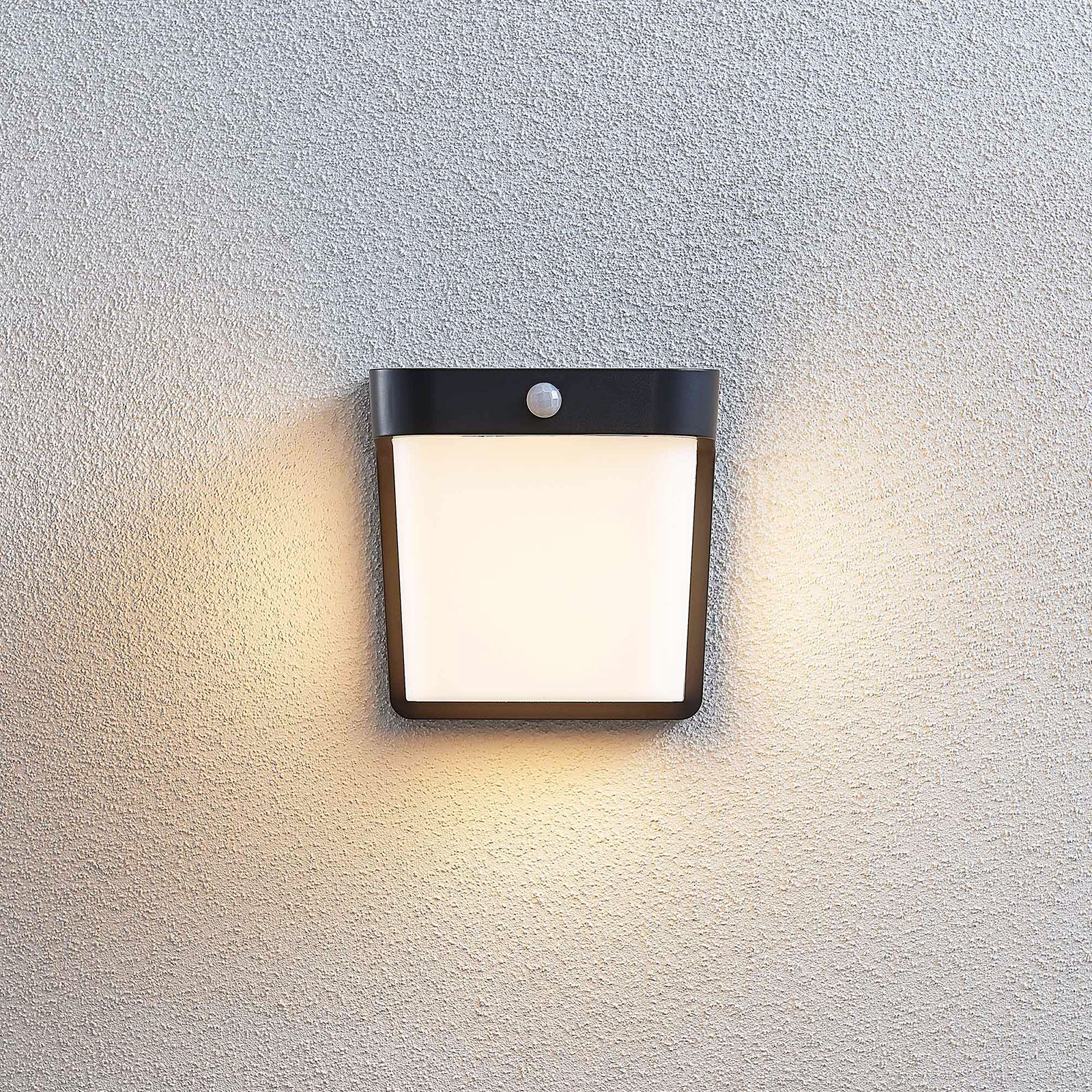 Adenike LED Outdoor Wall Lamp w/Sensor Dark Grey - Lindby