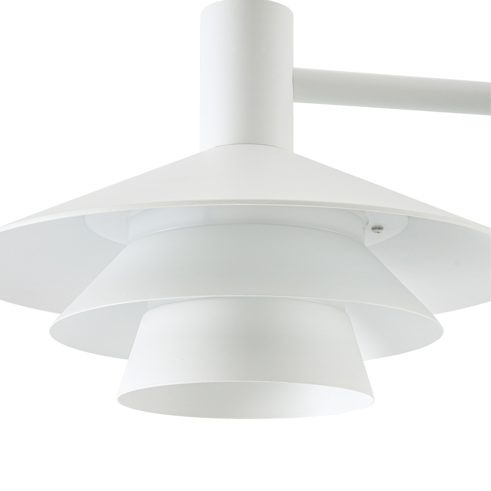 Lucande LED buitenlamp Montaro, wit, 220 cm, IP54