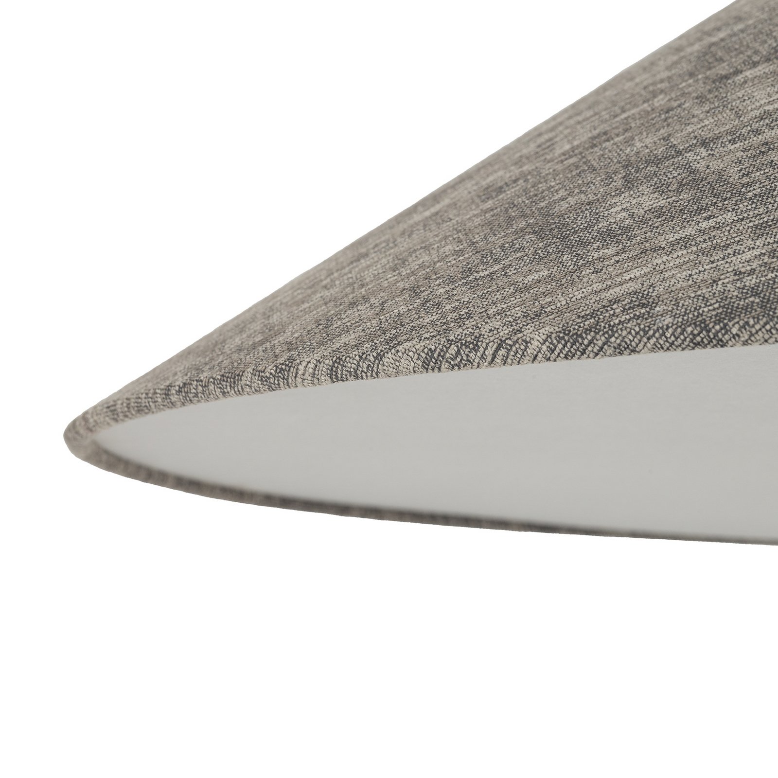 Bogenlampe Poise, umbragrau, Stahl, Textil, Ausladung 260 cm Bogenlampe Poise, umbragrau, Stahl, Textil, Ausladung 260 cm