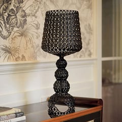 Kartell LED laualamp Mini Kabuki, must, kõrgus 70 cm
