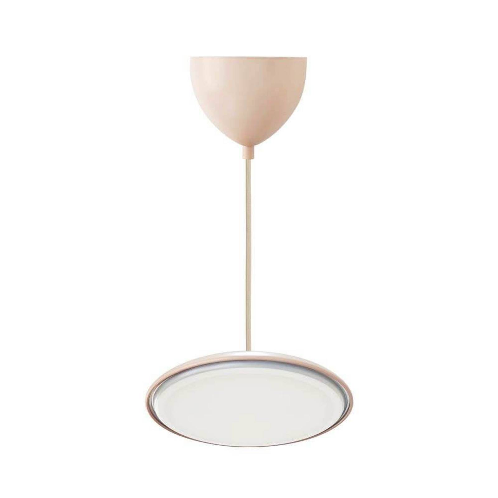 LED-Pendelleuchte Artist, Ø 25 cm, staubrosa, Metall günstig online kaufen