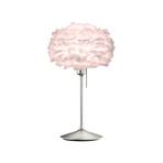 UMAGE Eos mini bordlampe i rosa/børstet stål