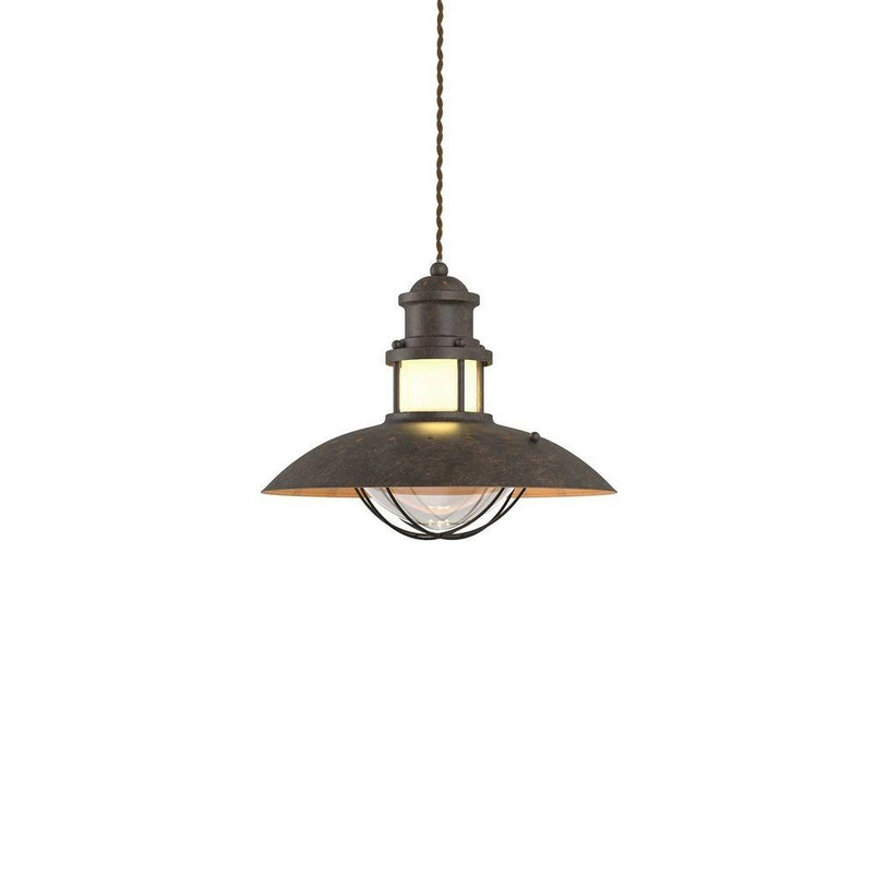 Lindby - Louisanne Pendelleuchte Brown