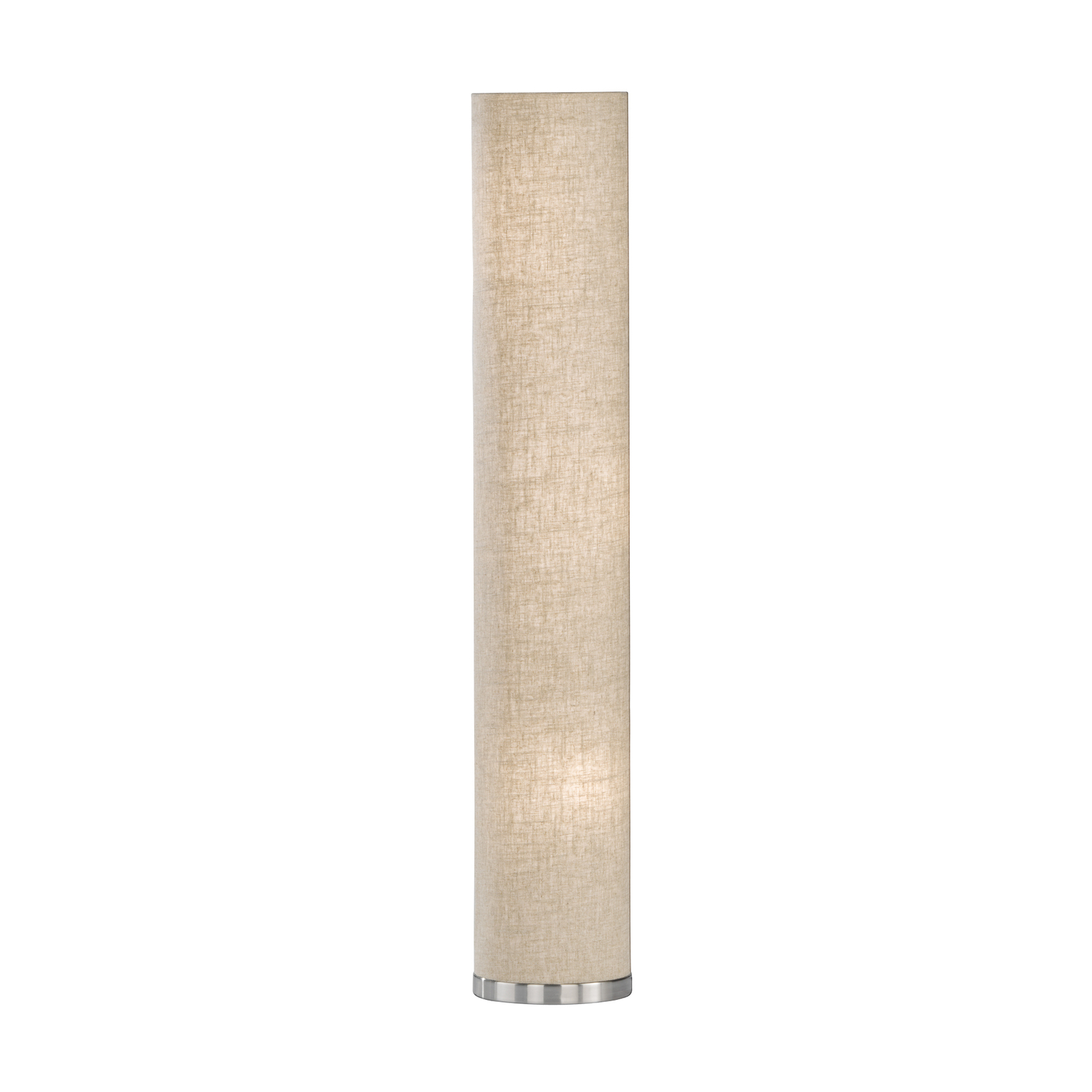 Thor gulvlampe, højde 110 cm, sandfarvet/nikkel